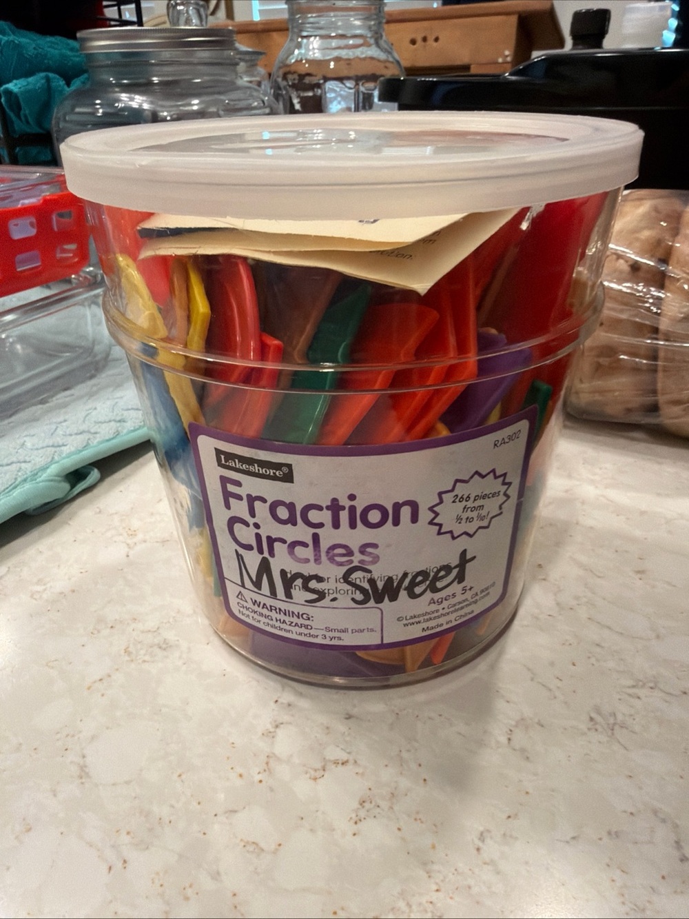 Lakeshore Fraction Circles Educational Set - Multicolor